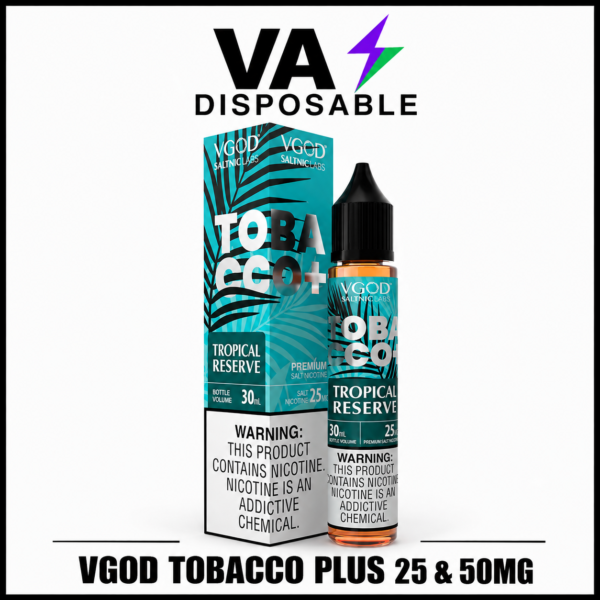 VGOD Tobacco Plus Salt Nicotine 25MG & 50MG