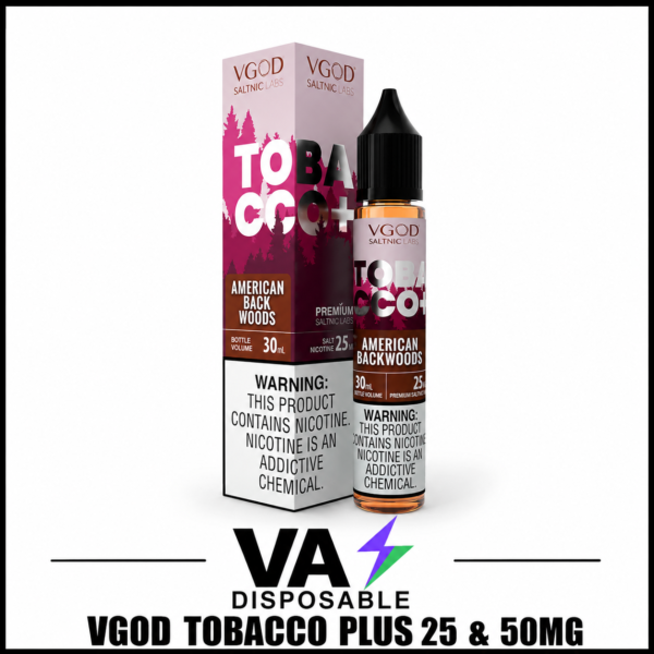 VGOD Tobacco Plus Salt Nicotine 25MG & 50MG