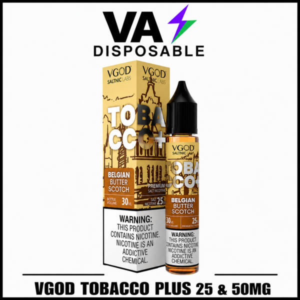 VGOD Tobacco Plus Salt Nicotine 25MG & 50MG