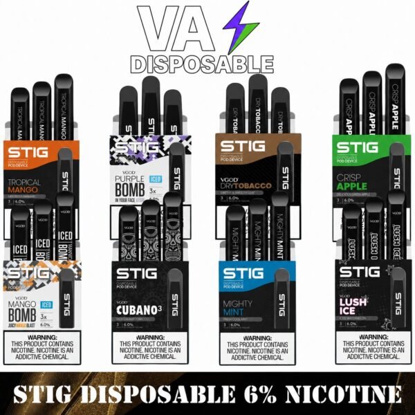 Stig Disposable Vape In Dubai, UAE 6% Nicotine