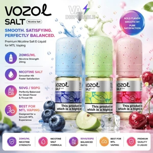 Vozol Salt Prime 20mg E-liquid in UAE Vozol Salt Prime 20mg E-liquid in UAE