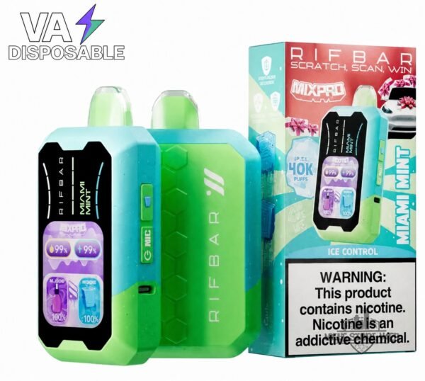 Rifbar Mixpro 40K 50mg Disposable Vape in UAE