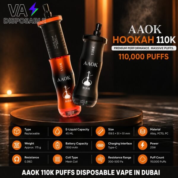 AAOK 110k Puffs Disposable Vape in Dubai AAOK 110k Puffs Disposable Vape in Dubai