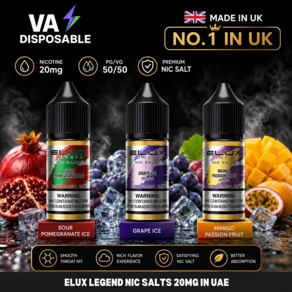 Elux Legend Nic Salts 20mg in UAE Elux Legend Nic Salts 20mg in UAE