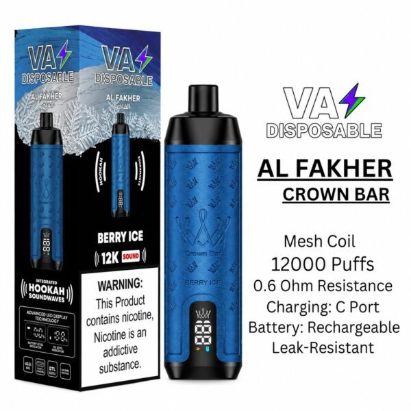 Al Fakher Crown Bar 12000 Puffs 5MG