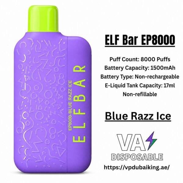 ELF Bar EP8000 Puffs Disposable Vape 20mg