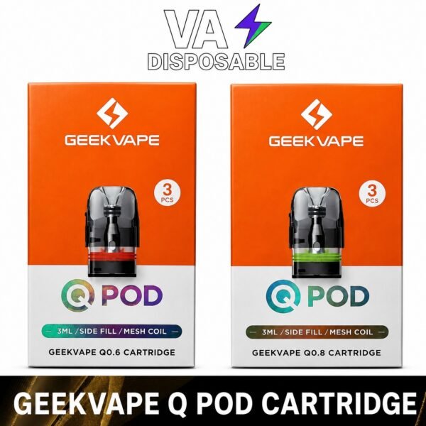 Geekvape Q Pod Cartridge 3ml 3pc/Pack Geekvape Q Pod Cartridge 3ml 3pc/Pack