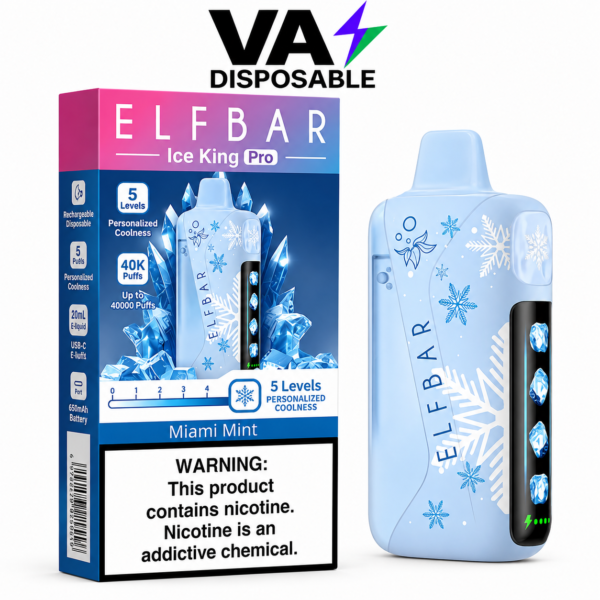 Elf Bar Ice King Pro 40000 Puffs Disposable Vape in Dubai