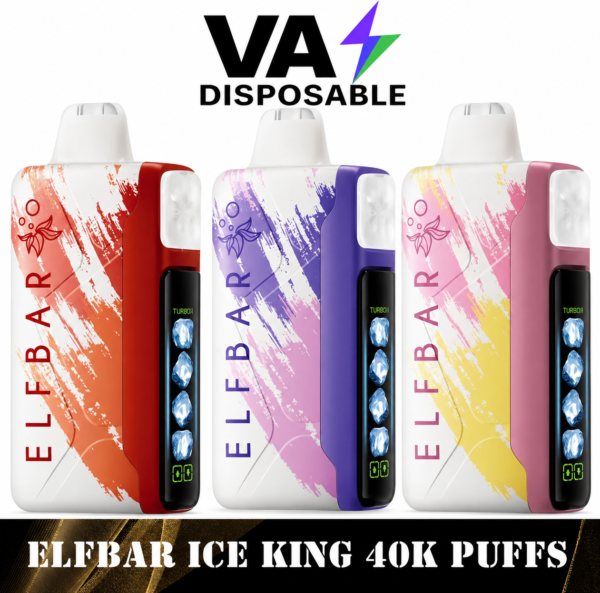 Elf Bar Ice King Pro 40000 Puffs Disposable Vape in Dubai